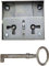 Antikhof Möbelschloss Eisen Plank,Höhe:6,0 cm,Breite: 3,2 cm, Dornmaß:1,5 cm,Bestellnummer: KAS 15