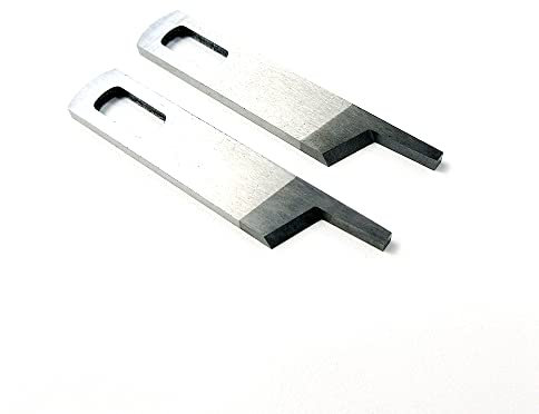 EVERNICE 2 couteaux supérieurs pour Pfaff 756 4762 Hobbylock, 4772 Coverlock, Viking Huskylock S15 Tape width: 16mm