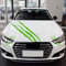3PC Auto Aufkleber Monster Klaue Auto Motorhaube Scheinwerfer Dekorativer Aufkleber (Grün)