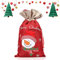 Nikolaussäckchen, Weihnachtssack Weihnachten Geschenkbeutel, Weihnachts Geschenktüten, Weihnachtsmannsack mit Kordelzug, Jutesäckchen Weihnachten Tasche Geschenk Packtaschen für Weihnachtsdekoration