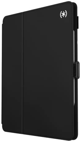 Speck Products iPad Pro 12,9 Zoll (2022) Balance Folio mit Microban (Schwarz/Schwarz/Weiß)