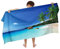 Ulticool Mikrofaser Kinder Handtuch 140 x 70 cm - Strand Palme Dinosaurier - Leicht Reisehandtuch Schnelltrocknend Badetuch Strandhandtuch Microfaser Microfiber - Reise Strand Sport Kind Junge