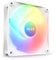NZXT F120 RGB Core - 120mm Hub Mounted RGB Fan - 8 Individually Controllable LEDs - Semi Transparent Fan Blades - Hydrodynamic Bearing - PWM Control - CAM Software - White