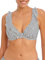 Freya Damen Standard Bikinioberteil, Streifen, Schwarz, 36FF