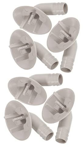 Angoily 6piezas Adaptador De Drenaje De Aire Acondicionado Codo Para Manguera De Drenaje Conector Para Aire Acondicionado De Ventana Instalación Fácil y Resistente La Deformación