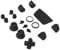 Boutons de Remplacement, pour Boutons de Remplacement PS5 L2 R2 Ensemble de Boutons Complet Kit de Réparation de Bouton de Remplacement pour Contrôleur PS5 (Noir)