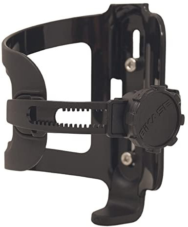 BiKase ABC Sidewinder Porte-bidon de vélo à Chargement latéral s'adapte à n'importe Quelle Bouteille, conteneur, Haut-Parleur, Porte-bidon de vélo pour Cadre ou Guidon (Cage Uniquement)