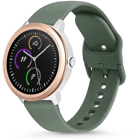 Mugust Armband für Garmin Vivoactive 3/Venu Sq/Venu Sq 2/Vivomove 3, 20mm Sport Ersatz Kompatibel Mit Forerunner 245/645 (Grün)