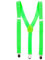 TrendandStylez Hosenträger, leuchtendes Neongrün, 2,5 x 50-90cm, für Damen und Herren, Kostüm Accessoire, bis 195cm Körpergröße