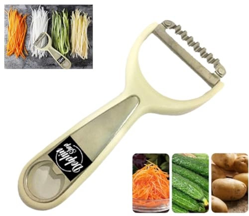 Dolphin Shop Peel Papaya Vegetable & Fruit of Product Scraper Slicer Shredder Hand Hold Blade Cutter Portable Tools Kitchen 1Pc (Peeler A)