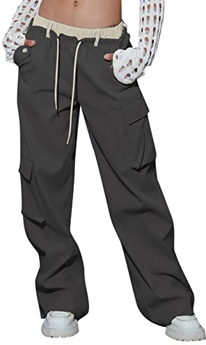 Cyber of Monday 2024 Pantalon Cargo Baggy Femme Pantalon Imprimé Femme Été Pantalon De Patissier Noir Pantalon De Survetement Femme Prime Deals of The Day Today Only Clearance Items