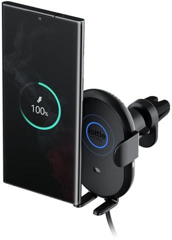 iOttie Auto Sense 2 Air Vent Car Phone Holder with Qi Wireless Charging - Auto Clamping Phone Mount for iPhone, Google Pixel, Samsung Galaxy, Huawei, LG (Adapter Not Included)
