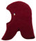 Joha Baby Kinder Jungen Mädchen Schalmütze Merino-Wolle, Größe:37, Farbe:Bordeaux