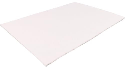 WAGNER A4 Filz Platte - 210 x 297 x 3 mm, selbstklebend, weiß, für Filzgleiter, Schutzpads oder zum Basteln - 15175300