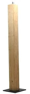 Die Gartenbeet-Kiste Colonne de feu en bois de chêne - Lumière de jardin - 100 cm - Naturel