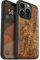 Carveit Magnetic Wood Case for iPhone 14 Pro Case [Natural Wood & Black Soft TPU] Shockproof Protective Cover Unique Wooden Case Compatible with magsafe (Japanese Geisha -Walnut)