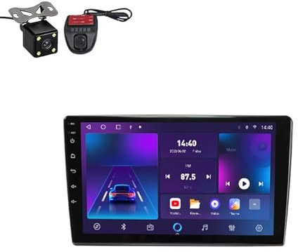 FONALO Autoradio Android 9 Pollice Video Pollici HD Touch Multimedia GPS Navigation Radio Collega E USA Supporto Dab/Carplayp per Fiat Egea Tipo 2015-2018 (Color : QT3 4Core 2+32G)