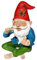 Hemore Mittelfinger Garten Gnom Outdoor, 5,9 -Zoll
