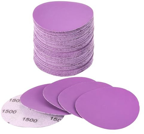Arilier 3 Inch Sanding Disc 40Pcs, 1500 Grit Sandpaper, Drill Sanding Attachment, Wet Dry Hook and Loop Sandpaper Discs for Random Orbital Sanders, Alumina Sand Paper for Wood, Metal, Automotive