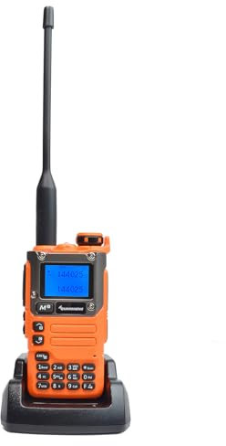 QUANSHENG UV-K6 Funkgerät 5W Walkie Talkie großer Reichweite Wiederaufladbare Handfunkgerät für Erwachsene Polizei Radio mit FM, NOAA, Typ-C Ladung, 200 Kanäle (UV-K6)
