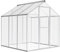 Homgoday Outdoor Voliere Aluminium 183x178x194cm Kleintier-Lebensräume & Käfige Tiere & Haustierbedarf