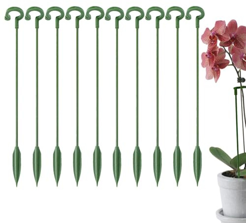 10 x Pflanzenstütze, stabile Pflanzenstützpfähle, Garten-Bonsai