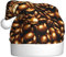 YKJJFVZ Lustige Weihnachtsmütze mit gerösteten Kaffeebohnen, Weihnachtsmütze für Erwachsene, Unisex, Weihnachtsmütze für Neujahr, festliche Party
