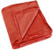 Linder Decke, rechteckig, weich und cocooning, Farbe: Ziegelorange, 100% Polyester, Maße: 130 x 180 cm, Kollektion Cocoon