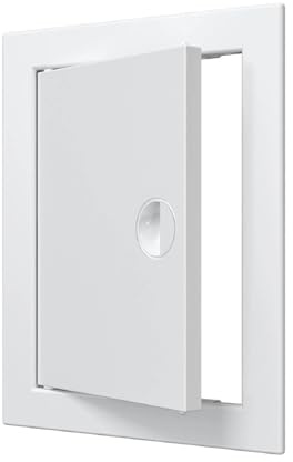 Puerta de inspección de 40 x 40 cm, color blanco, tapa de inspección de plástico ABS, tapa de inspección para pladur, puerta de mantenimiento, tapa de mantenimiento, tapa de servicio para inspección y