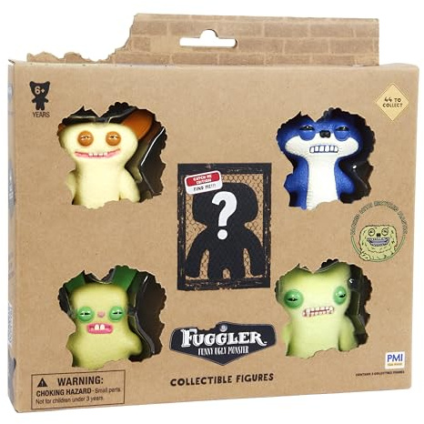 Bizak Fuggler, Pack de 5 Figuras de 6,5 cm con Poster Coleccionable, 44 Figuras para Coleccionar, para Niños y Niñas +4 Años (64110400-8)