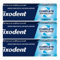 Fixodent Lot de 3 crèmes adhésives complètes pour prothèses dentaires 47 g – Saveur menthe fraîche – Tenue et confort tout au long de la journée – Joint solide pour prothèses dentaires complètes et