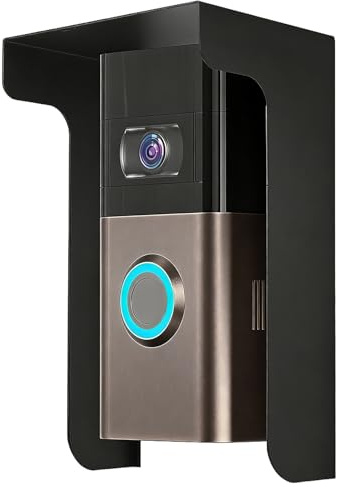 Nretluo Ring Doorbell Cover, Ring Doorbell Rain Cover with Rings Video Doorbells, Weather-Blocking Covers Protection for Most Doorbells