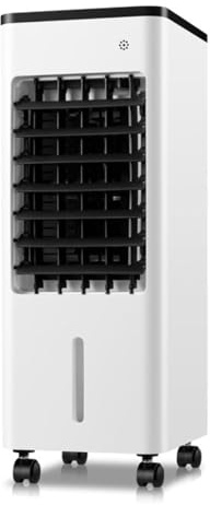 JATIBOSH Windowless Portable Air Conditioners 9L Evaporative Air Cooler LED Display Fan Air Purifier 3 Speeds 90°Oscillating Timer Cooling AC Unit Humidifier for Home Office Bedro