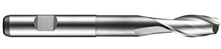 Dormer C135 C13510.0 HSS-E - Fresa de largo alcance con 2 flautas con acabado brillante, diámetro de 10,0 mm, paquete individual