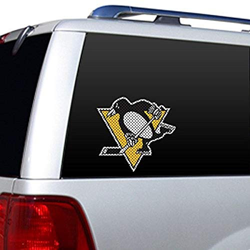 NHL Pittsburgh Penguins Fensterfolie, groß, Einheitsgröße, mehrfarbig