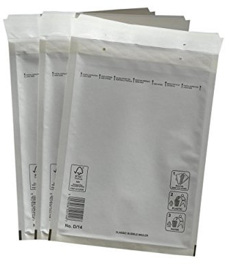 PeakPack 100x Premium Luftpolster Versandtaschen weiß Typ D/4