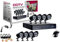 MANiASHOP® KIT VIDEOSORVEGLIANZA 8 TELECAMERE INFRAROSSI DVR 8 CANALI ALIMENTATORE CAVI