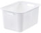 SmartStore 13L Recycled Plastic Storage Basket with handles - White - Sustainable, Stackable and Nestable - 10 Year Guarantee - Medium basket - L37 x W28 x H20 cm