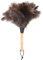 Lightweight Anti-static Reusable Wooden Handle Ostrich Feather Duster Dust Removal Cleaning Tool
