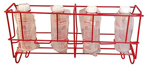 GN LTD Bottle Rack with 4 bottles and teats for lambs/kids