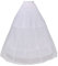 ZZALLL2 Reifen 1-lagiger Garnrock Braut Braut Brautkleid Unterstützung Petticoat Frauen Kostüm Röcke Futter Liner