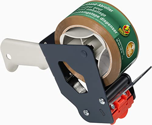 Duck Packband Set - Handabroller + Packband Braun 50mm x 66m