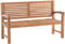 CLP Teakbank Halden I Holzbank Für Den Garten I Sitzbank Mit Armlehnen, Farbe:Teak, Größe:150 cm