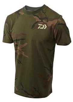 Daiwa Carp Camo T-Shirt Gr. XXL Angelshirt Anglershirt T-Shirt für Angler
