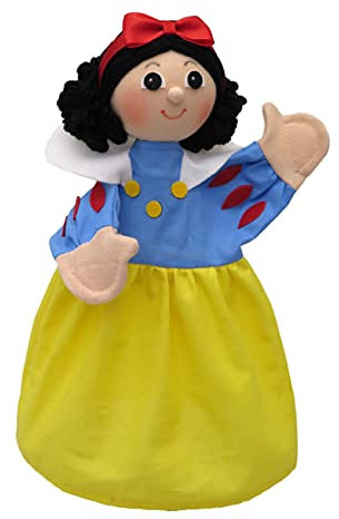 Handpuppe Märchenfigur Schneewittchen 30 cm, Ideal für Puppentheatre und Rollenspiele, für Kinder Baby Jungen Mädchen