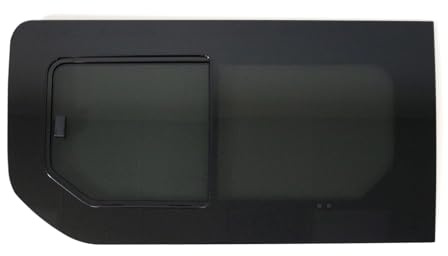 Seitenfenster Schiebefenster kompatibel mit Opel Vivaro 2014-2019 Links L1 L2 Schwarz