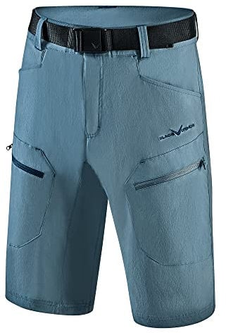 Black Crevice Herren Trekking Shorts, Blue Mirage/Steel Blue, XL