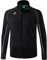 Erima Unisex Erwachsene Liga Star Polyester Trainingsjacke (1032324), schwarz/weiß, XL