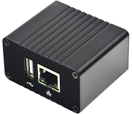 Iegefirm FüR NanoPi NEO-Entwicklungsboard + KüHlköRper + MetallgehäUse-Kit Allwinner H3 Core 512 MB RAM Openwrt/LEDE-Komplettmaschine