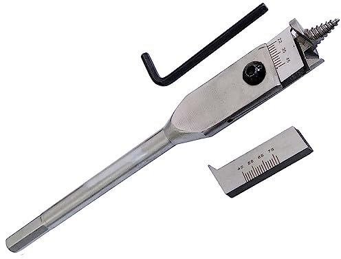 22-76mm outil de tête de pelle réglable expansible plat bois aléseuse foret set